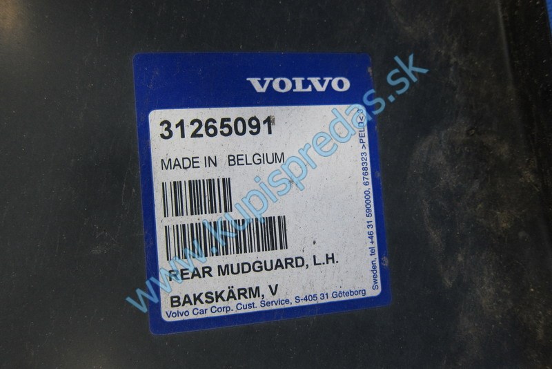 Zadný ľavý blatník VOLVO S40 NOVÝ! 